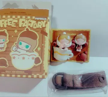 매장 한정 POPMART 커피 팩토리 데코레이션 참