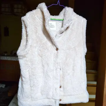 FELISSIMO 후드 부착 보아 베스트