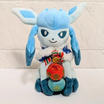 포켓몬 센터 한정판 글레이시아 봉제 인형 크리스마스