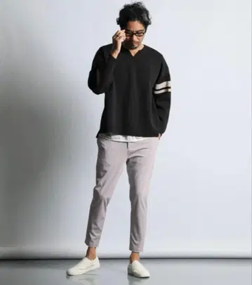 The DUFFER of ST.GEORGE 긴팔 니트 L 그레이