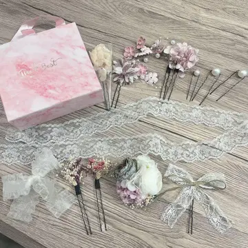 성인식 헤어 액세서리 머리 장식 묶음 판매