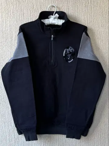 CASTELBAJAC 까스텔바작 하프 지퍼 트레이닝복 블랙 L