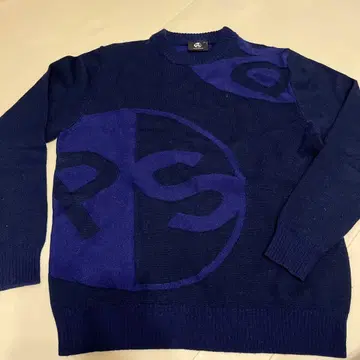 PS 로고 네이비 스웨터 XL