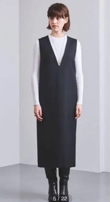 [ 미사용 새상품 ] 유나이티드 애로우즈 UWSC W/P 오버롤 스커트