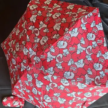 [ 미사용 ] SANRIO 산리오 헬로키티 키티 접이식 우산