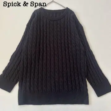 새상품급 Spick & Span 시어 케이블 니트 풀오버