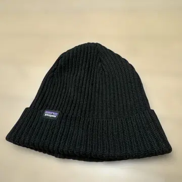 patagonia 블랙 니트 모자