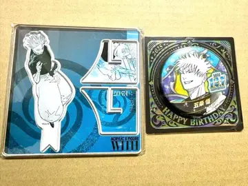 주술회전 생일 캔뱃지 아크릴 'X' 피규어 고죠 사토루 2세트