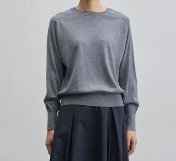 소주 울 하이 게이지 돌먼 슬리브 풀오버