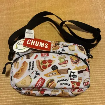 CHUMS 음식 패턴 숄더백