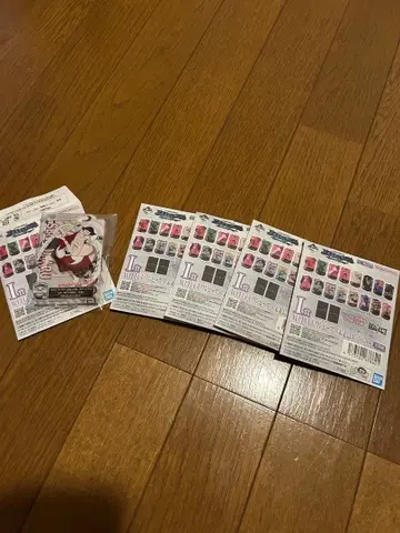 원피스 제일복권 센마루 아크릴 키링 5개 세트