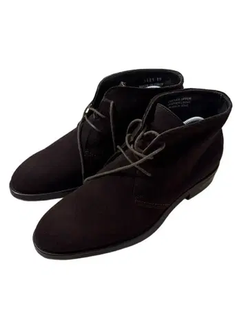 새상품급 BARNI 스웨이드 처카 부츠 다크 브라운 24.5cm