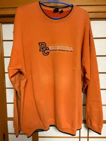 DC SHOE CO USA 오렌지 XL 트레이닝복