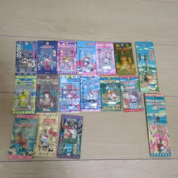 헬로키티 지역 한정 헬로키티 스트랩 미개봉 17개 묶음 판매