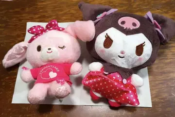 쿠로미 봉봉리본 봉제 인형