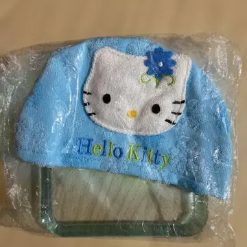 [ 헤이세이 레트로 ] 미사용 헬로키티 타월 행거 파랑