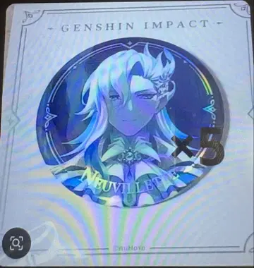 원신 누빌레트 캔뱃지 5개 묶음 판매