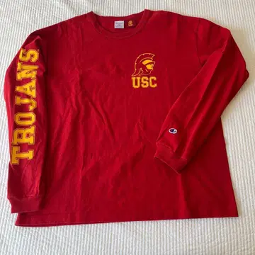 USC Trojans 롱 슬리브 T셔츠 L 사이즈