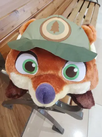 주토피아2 닉 네소베리 빨간 볼 슈퍼 라지 키즈 봉제 인형