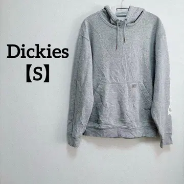 Dickies [ S ] 후드 부착 후드티 포켓 그레이 따뜻한