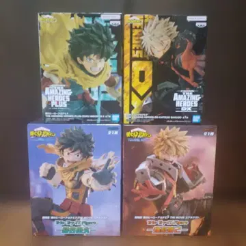 나의 히어로 아카데미아 미도리야 이즈쿠 바쿠고 카츠키 피규어 4개 세트