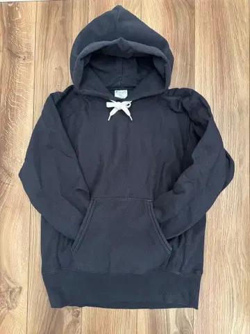 챔피온 리버스 위브 네이비 후드티