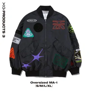 XG PRODUCTS 3 오버사이즈 MA-1 자켓