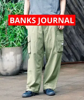 BANKS JOURNAL(뱅크스 저널) 카고 팬츠 브랜드 택 새상품!