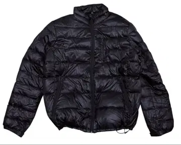 00s Y2K 테크 archive 드로우 코드 블랙 다운 자켓