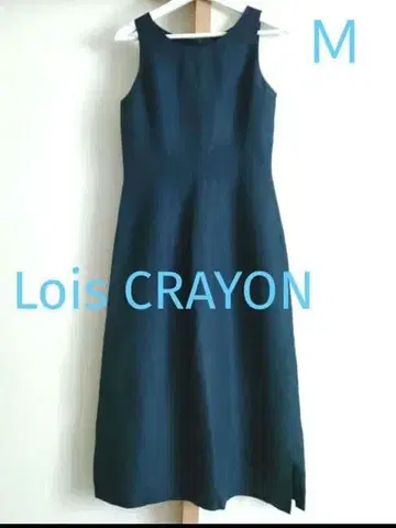 로이스크레용 슬리브리스 원피스 파랑 M