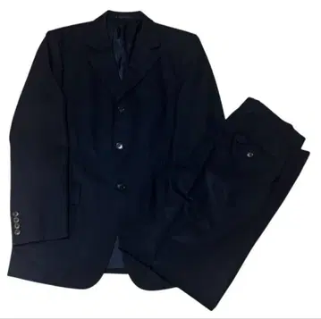 MARGARET HOWELL 블랙 스트라이프 싱글 셋업