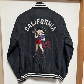 LOWBLOW KNUCKLE x 베티짱 바시티 자켓 M