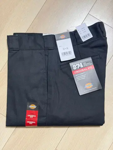 새상품 디키즈 32x30 블랙 874 ORIGINAL FIT