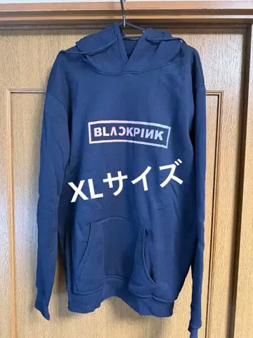 블랙핑크 BLACKPINK 후드티 멤버 네임 포함 XL 네이비