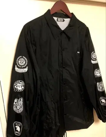 RULER 블랙 나일론 자켓 XXL