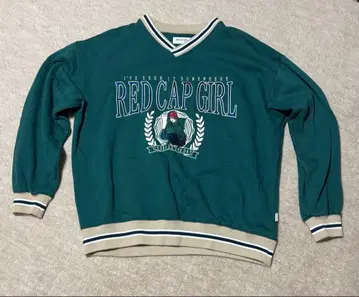 RED CAP GIRL 그린 맨투맨