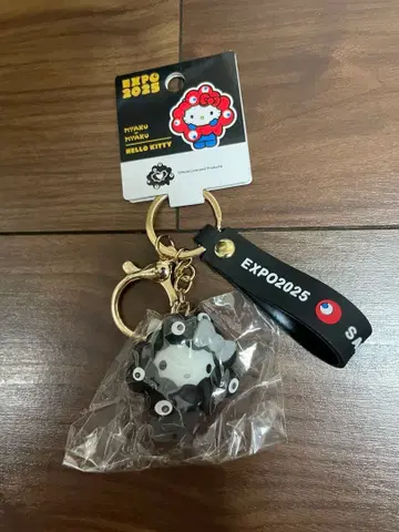 오사카 만박 회장 한정판 키티 블랙 미야쿠미야쿠 코스프레 키링 산리오