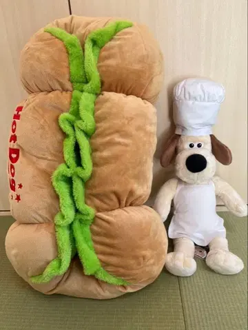 흉내내기! 핫도그 쿠션 & 월레스와 그루미트 빵 장인 BIG