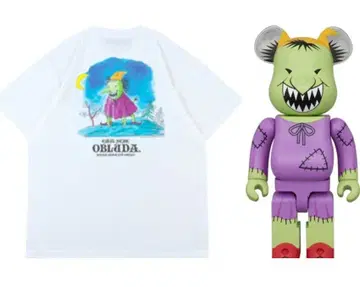 [ 새상품 ] MONSTER 이름 없는 괴물 베어브릭 400% & T셔츠