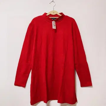 [ 미사용 새상품 ] drug store's 튜닉 하이넥 플리스 속기모