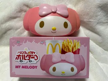 마이멜로디 드링크&감자 홀더 맥도날드 한정판 산리오