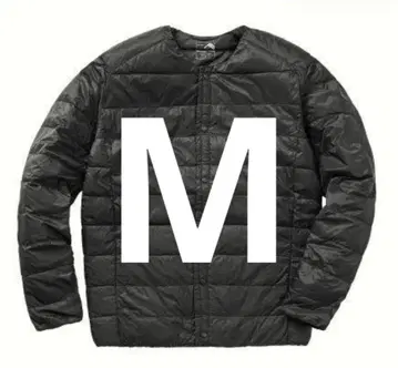 새상품 워셔블 퓨전 다운라이트 자켓 블랙 M 워크맨 등산