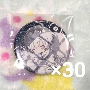 마후마후 세회색 유니버스 특전 까마귀와 토끼 캔뱃지