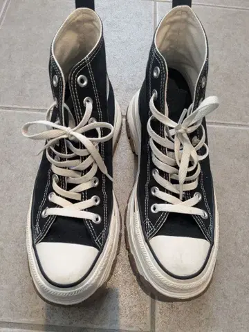 컨버스 트렉 웨이브 블랙 통굽