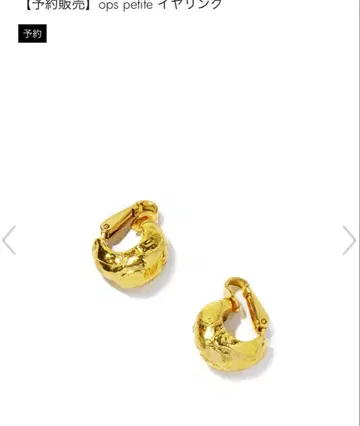 iris47 ops petite 골드 귀찌