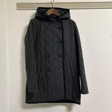 [ 새상품급 ] LAVENHAM 그레이 퀼팅 코트 36