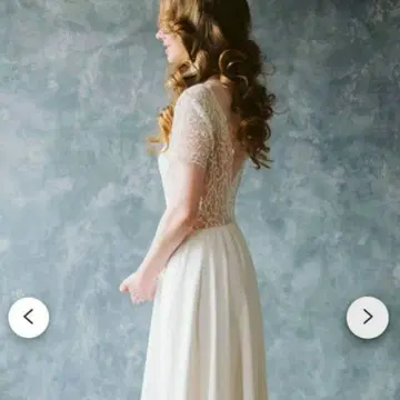 새상품급 수입 웨딩 드레스 7호 슬렌 라인