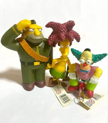 심슨 피규어 세트 눈에 띄는 얼룩 없음 택 포함