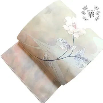 280 화 나고야 오비 꽃 캐주얼 평상복 그레이