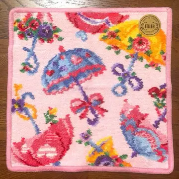 레어 페이 손수건 모자 꽁지 파라솔 핑크 완판